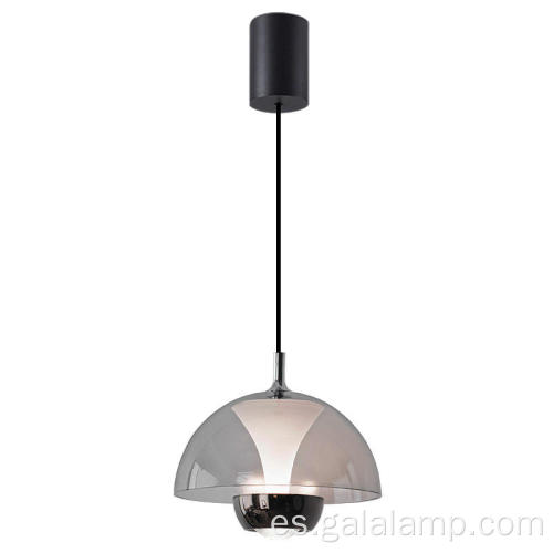 Lámpara colgante de cristal con ondas nórdicas